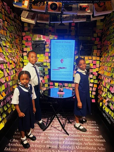 Students visit arts and tech museum